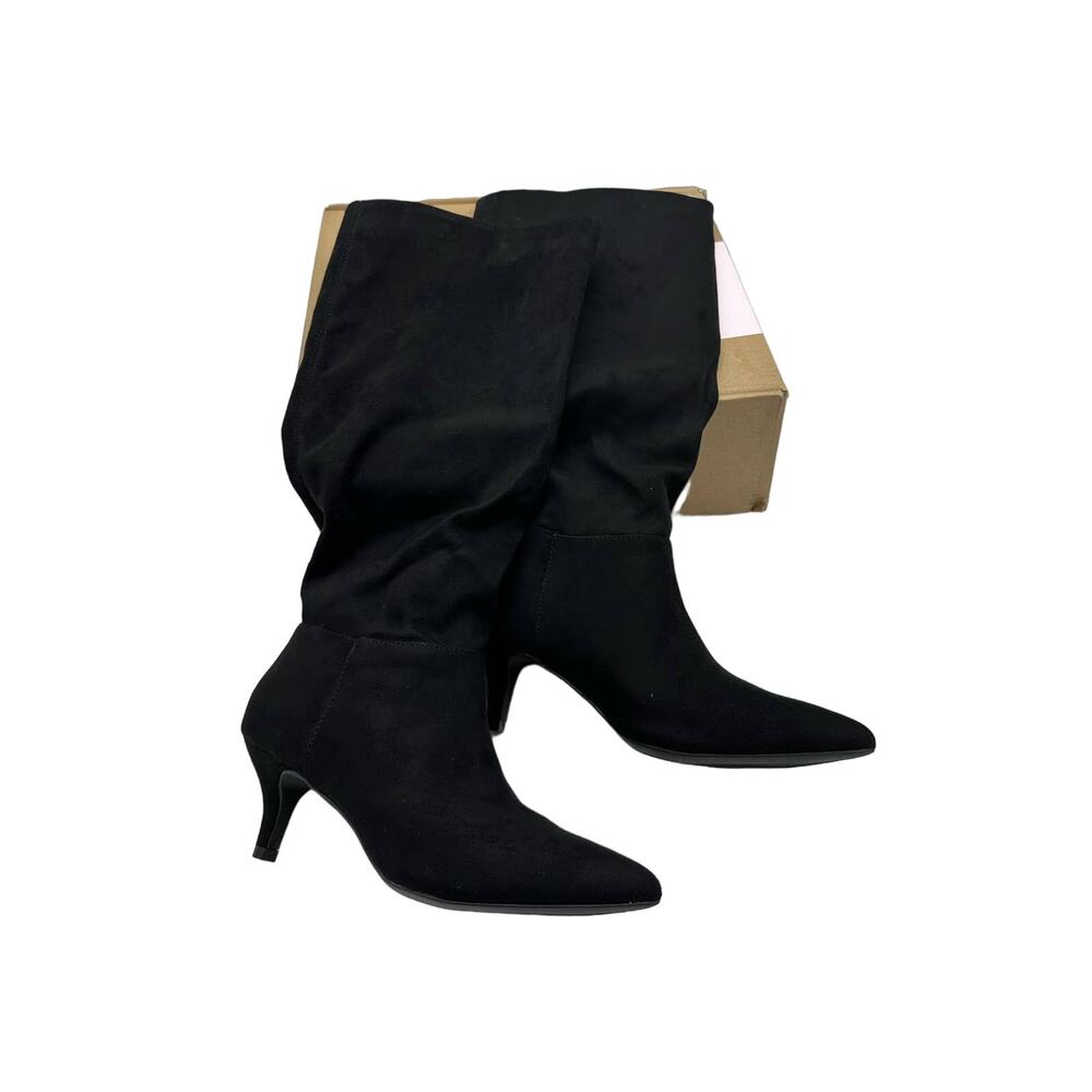 Journee Collection Vellia Women's Knee‎ High Boots, Black, Size 6